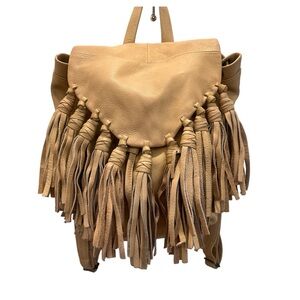 DAY & MOOD | LEATHER BACKPACK FRINGE BACKPACK